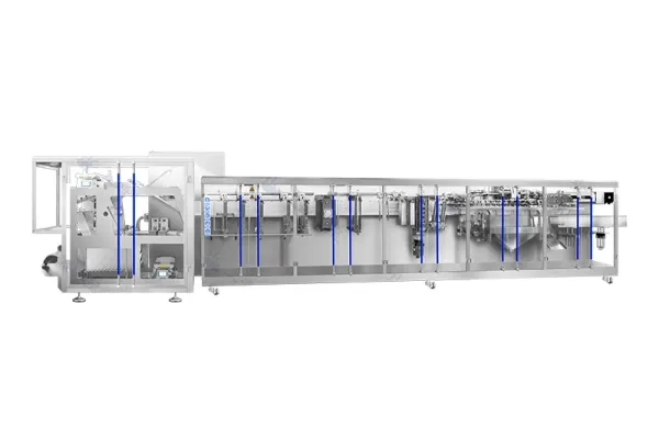Spouted Stand-Up Pouch HFFS Packaging Machine, 2-Nozzle Filling