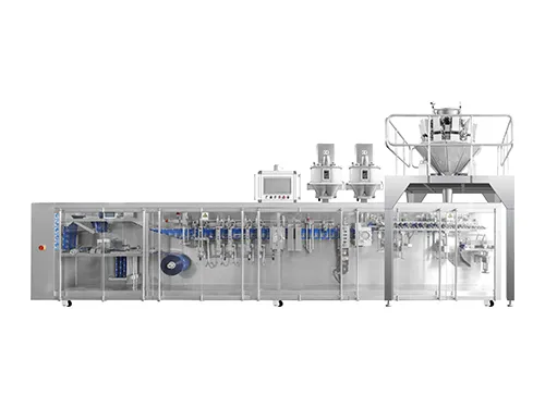 Rollstock Shaped Pouch Packaging Machine (1-Nozzle Filling)