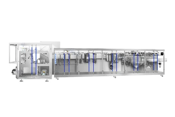 Stand-Up Pouch HFFS Packaging Machine, 2-Nozzle Filling